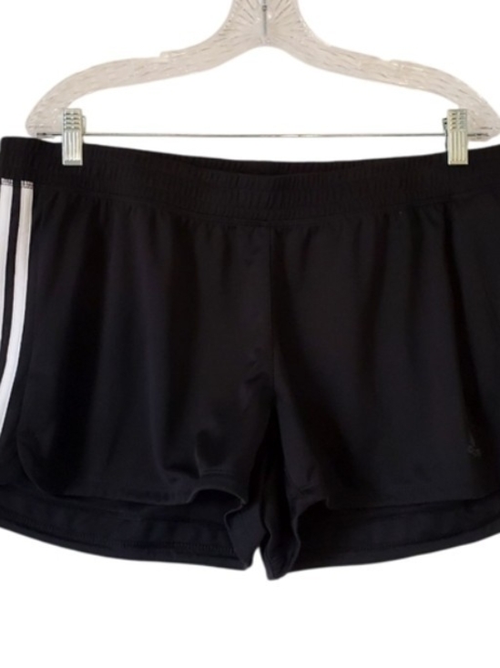 adidas Pants - New Adidas Aeroready Striped Black Shorts Athleisure Track Women Size XL NWT